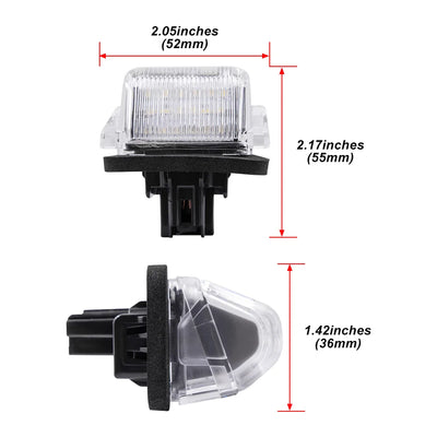 Éclairage de Plaque LED Mazda 5 et CX-9 Canbus