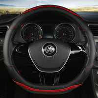Couvre Volant Volkswagen Golf 7 Tiguan Forme D 38 cm Simili Cuir