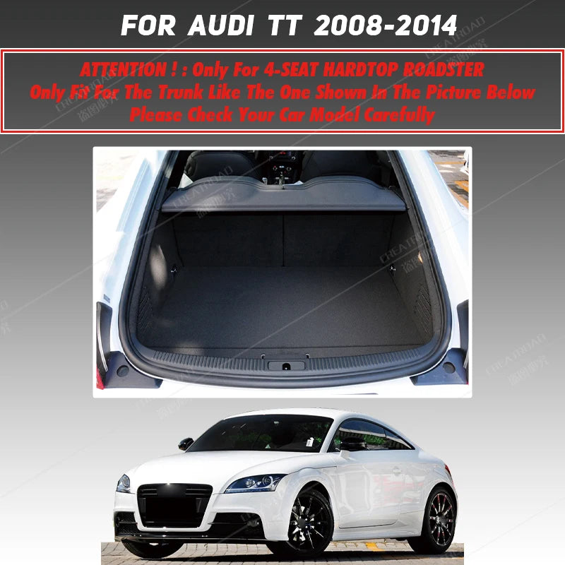Tapis de Coffre Audi TT Coupé 2008-2014 Cuir