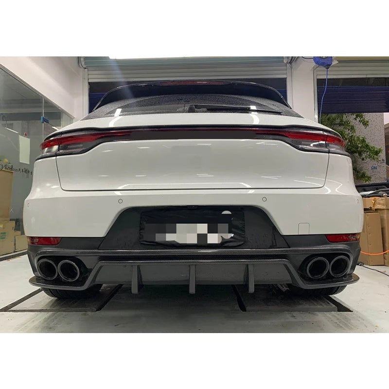 Diffuseur Arrière Porsche Macan 2014-2019 Carbone ou Fibre de Verre, Ancien ou Nouveau Modèle