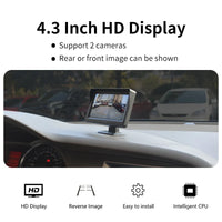 Caméra de Recul Écran LCD 4.3 Pouces Hippcron