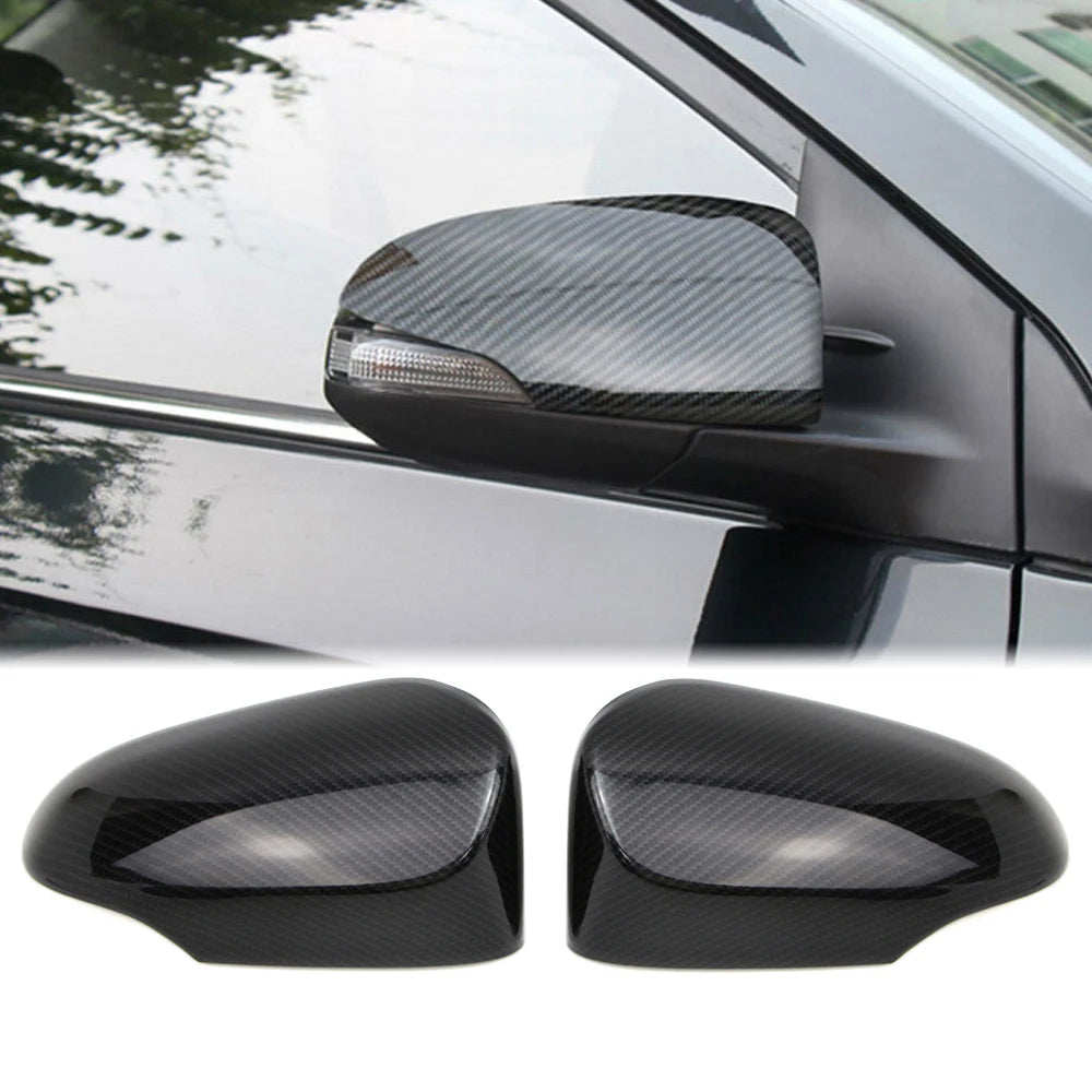 Coque de Rétroviseur Toyota C-HR 2017-2021 et Corolla 2014-2018 Aspect Carbone, Paire pour Rétroviseur à Répétiteur