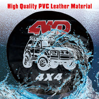 Housse de Protection Roue de Secours 4x4 PVC 14-17 Pouces