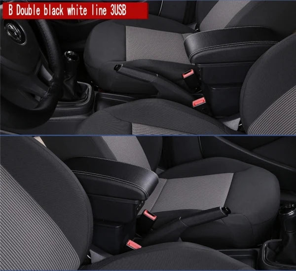 Accoudoir Central Citroën C3 et C4 Cactus avec Rangement et Prises USB