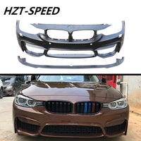 Kit Carrosserie Style M3 BMW Série 3 F30 F35 E90 en PP Non Peint, Pare-Chocs Avant et Arrière, Jupes Latérales