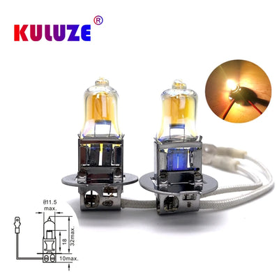 Ampoules Halogènes H1 H3 H4 H7 H8 H11 (Kit 2 Pièces)