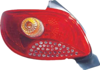 Rückleuchten Peugeot 206 1998-2012 Rot Links Rechts