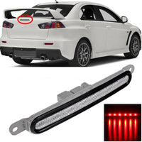 Troisième Feu Stop LED Mitsubishi Lancer Evolution EX 2008-2016 Lentille Transparente Centre de Coffre