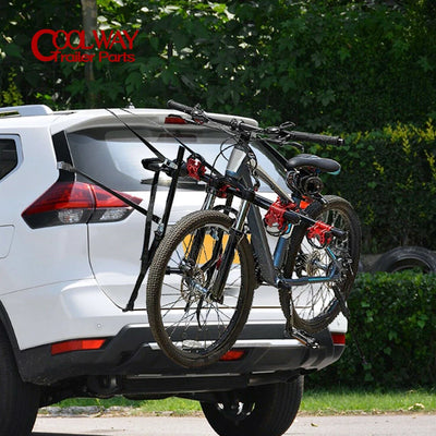 Porte-Vélos de Coffre 3 Vélos Acier 60 kg