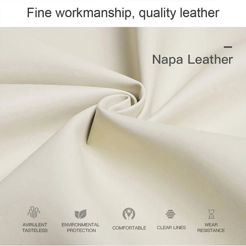 Coussin de Repos Cuir Nappa Mercedes Maybach Classe S — gros plan