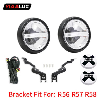 Feux Antibrouillard LED Rallye Mini Cooper F56 R56 Noir