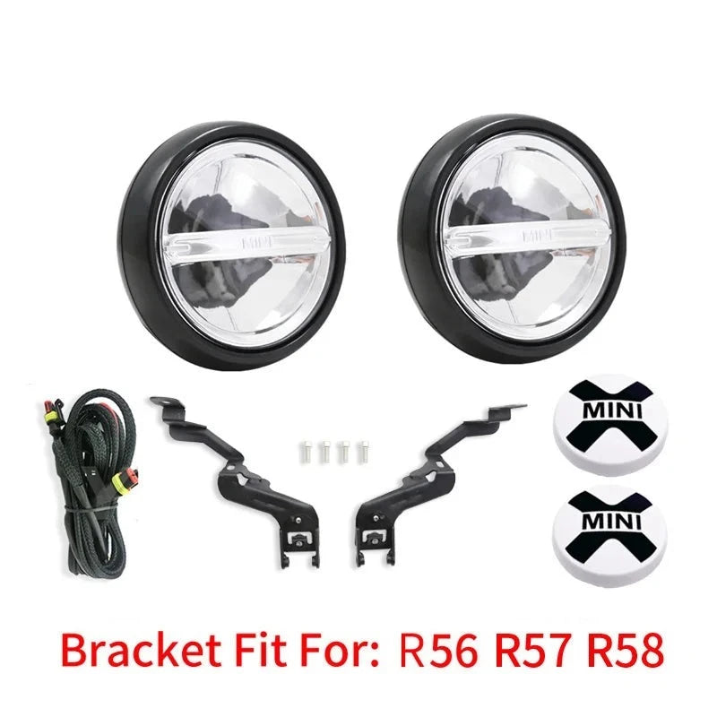 Feux Antibrouillard LED Rallye Mini Cooper F56 R56 Noir