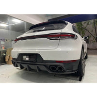 Diffuseur Arrière Porsche Macan 2014-2019 Carbone ou Fibre de Verre, Ancien ou Nouveau Modèle