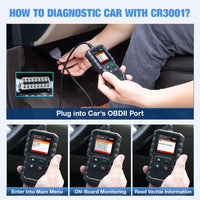 OBD2-Scanner LAUNCH Creader CR3001 Farbdisplay