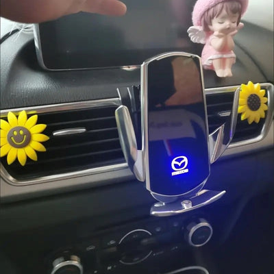 Support Téléphone Chargeur Sans Fil Mazda Rotatif  4
