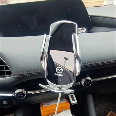 Support Téléphone Chargeur Sans Fil Mazda Rotatif  5