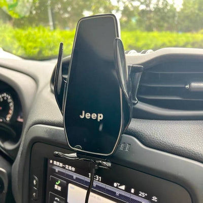 Support Téléphone Chargeur Sans Fil Jeep 15W 5