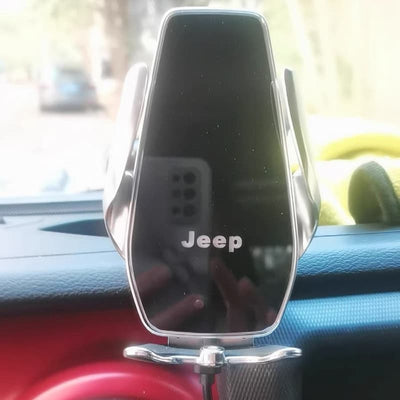 Support Téléphone Chargeur Sans Fil Jeep 15W 6