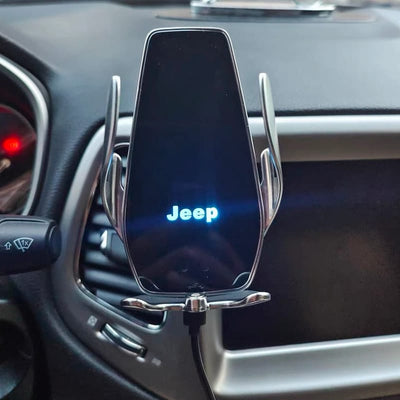 Support Téléphone Chargeur Sans Fil Jeep 15W 7