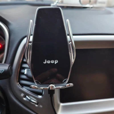 Support Téléphone Chargeur Sans Fil Jeep 15W 8