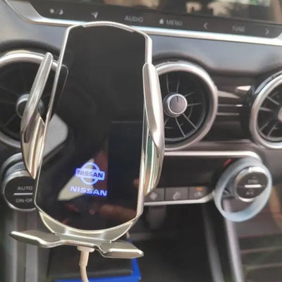 Support Téléphone Chargeur Sans Fil Nissan 15W Qi 4