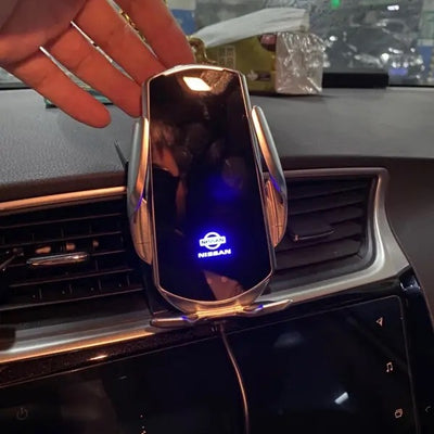 Support Téléphone Chargeur Sans Fil Nissan 15W Qi 7