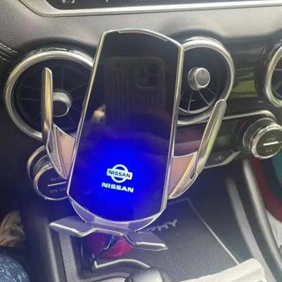 Support Téléphone Chargeur Sans Fil Nissan 15W Qi 8