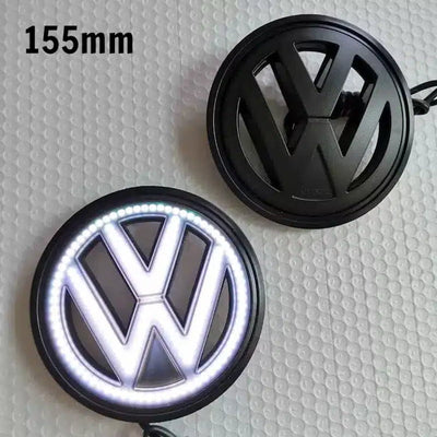 Emblème Calandre VW Lumineux LED Étanche 120-155mm 6