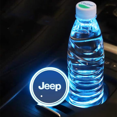 Porte-gobelet LED Jeep 7 couleurs USB éclairage intérieur - vue 8