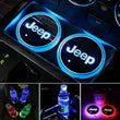 Porte-gobelet LED Jeep 7 couleurs USB éclairage intérieur