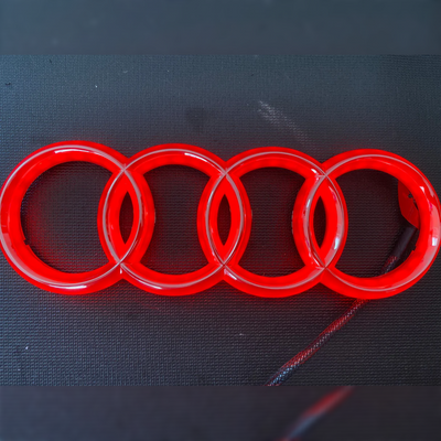 Emblème Audi Lumineux Calandre LED Noir Chromé Dyn 3