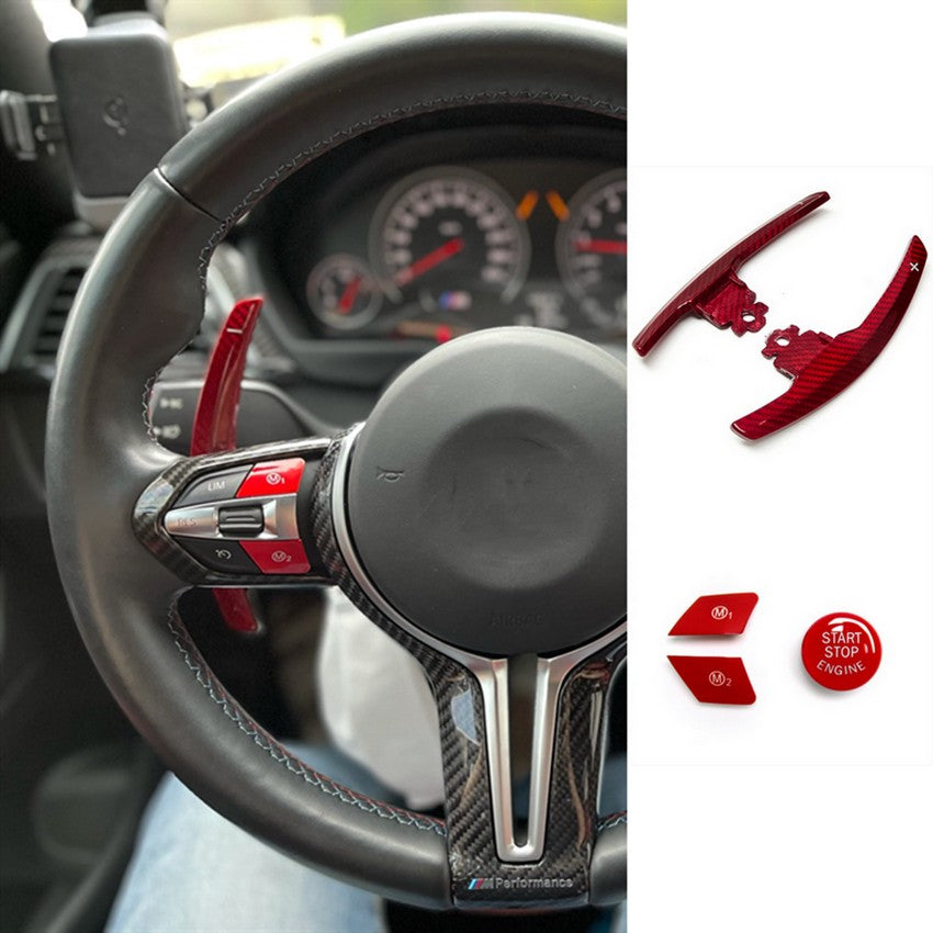 Palette au volant carbone BMW M3 competition - Becquet Voiture