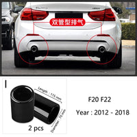 Embout d'Échappement BMW F20 F30 F32 X1 Acier Inoxydable