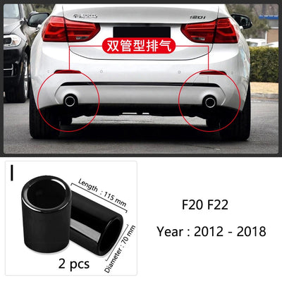 Embout d'Échappement BMW F20 F30 F32 X1 Acier Inoxydable