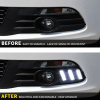 Feux de Jour LED Volkswagen Scirocco 2009-2014 Blanc et Ambre