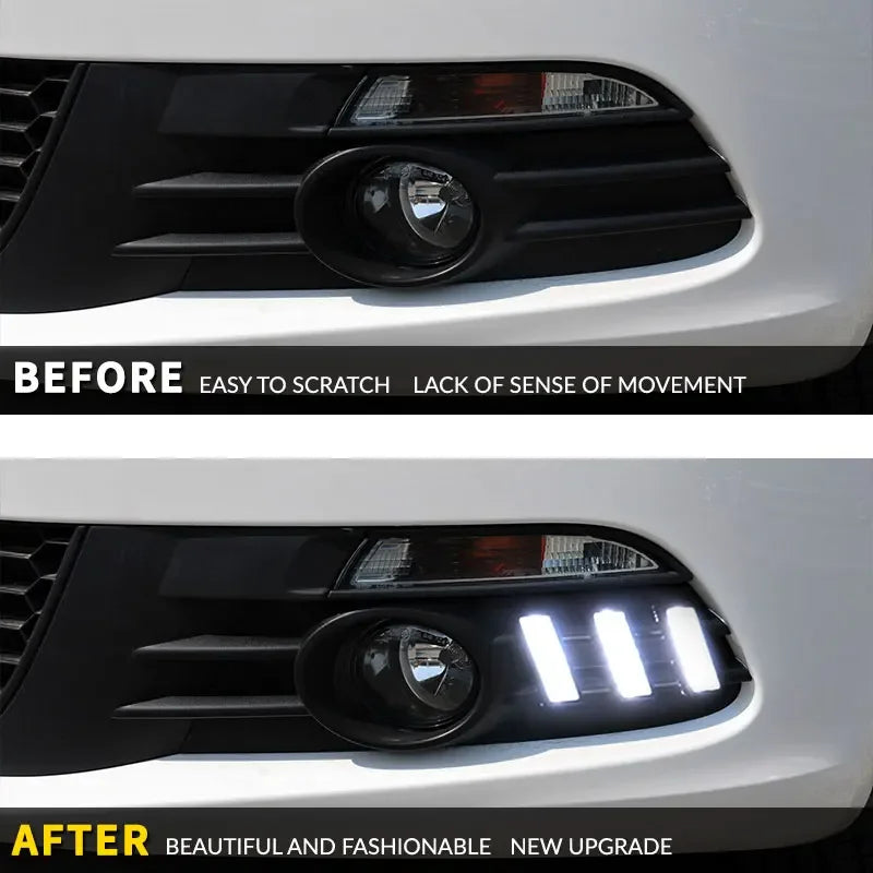 Feux de Jour LED Volkswagen Scirocco 2009-2014 Blanc et Ambre
