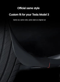 Garde-Boue Tesla Model 3 Highland 2024 Jeu de 4 Bavettes Avant et Arrière Style Origine