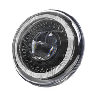 Phare Rond LED 7 Pouces Land Rover Defender Lada Niva Uaz Hunter 4x4 Anneau Halo Feu de Route Unité