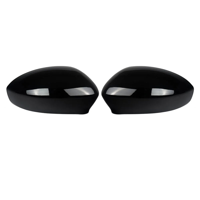 Coques de Rétroviseurs Fiat 500 2007-2023 Noir Brillant Paire Gauche et Droite en ABS