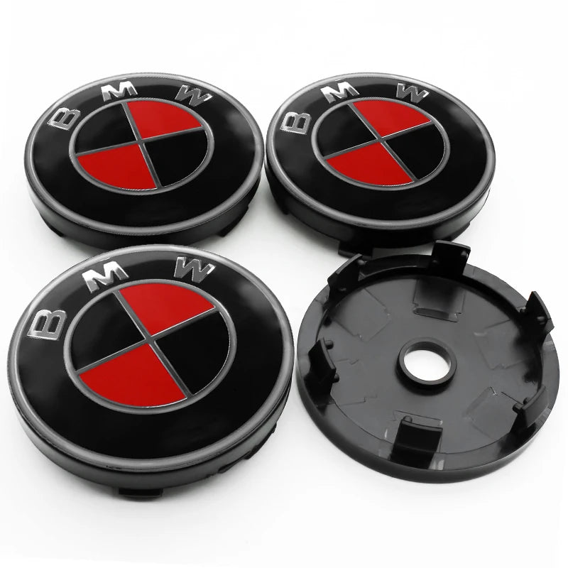 Cache-Moyeux BMW E90 F30 F10 X1 X5 56mm 60mm — vue de trois quarts