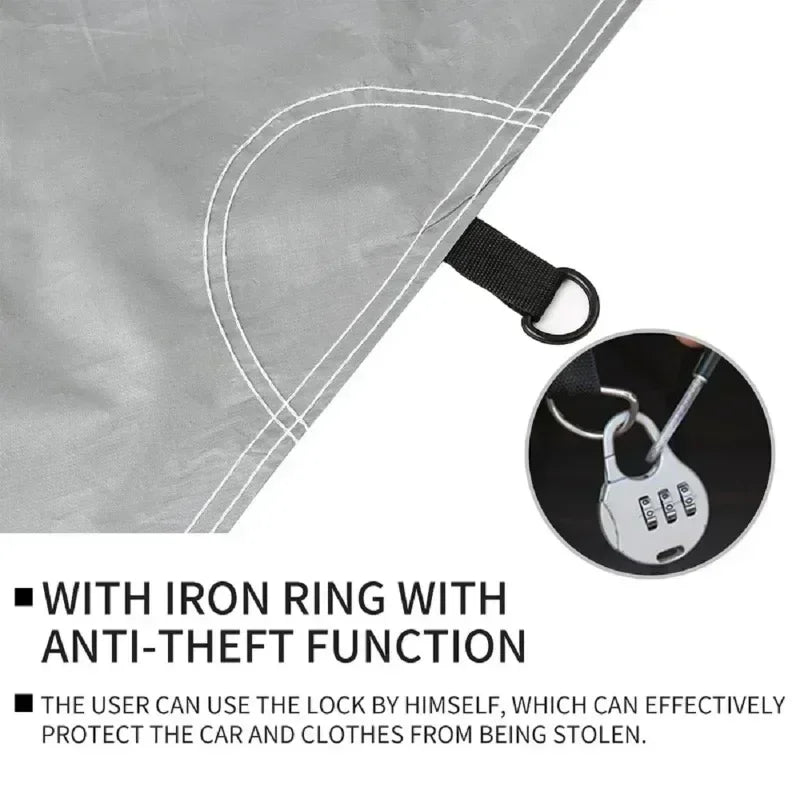 Bâche Voiture Intégrale Imperméable Anti-UV 4 Tailles S à XL