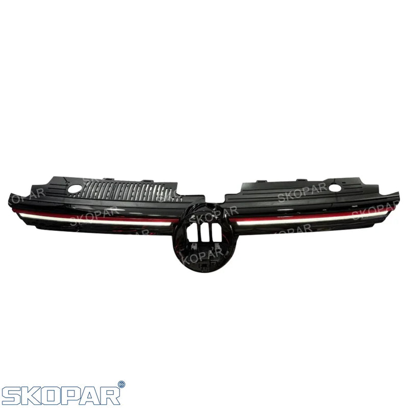 Calandre centrale supérieure VW Golf 8 MK8 GTI, R et R-Line 2020-2024 – Grille avec feux de position LED DRL