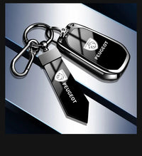 Coque de Clé Peugeot Dégradé Alliage de Zinc Clé Fixe ou Repliable