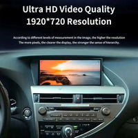 Autoradio Android 14 Écran QLED 12,3 Pouces Lexus RX 270 350 450h 2009-2015 CarPlay Double Système