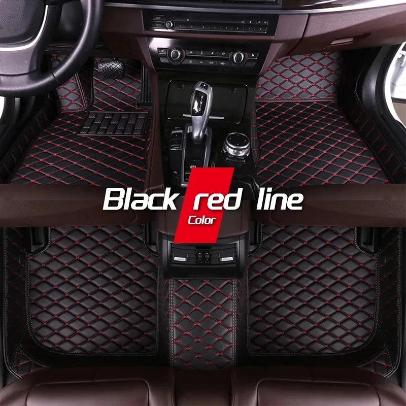Tapis de Sol Peugeot 208 II P21 2019-2026 Sur Mesure Cuir Synthétique Matelassé 5 Places