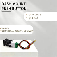 Bouton Poussoir LED Volkswagen Jetta MK6 Golf 6 Scirocco Touran — gros plan