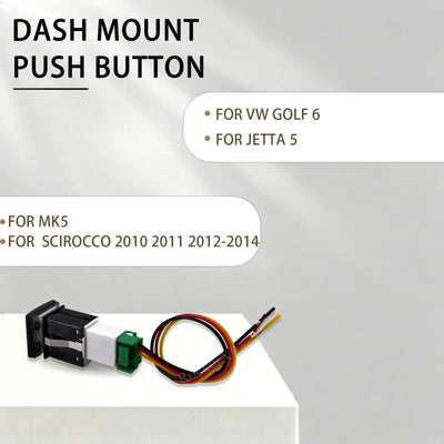 Bouton Poussoir LED Volkswagen Jetta MK6 Golf 6 Scirocco Touran