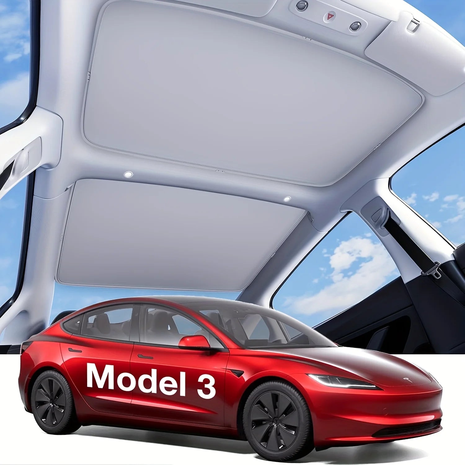 Pare-Soleil de Toit Tesla Model 3 Highland 2024-2026