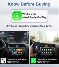 Boîtier CarPlay AI Box Android 13 Sans Fil 2 Go RAM Gris ou Noir