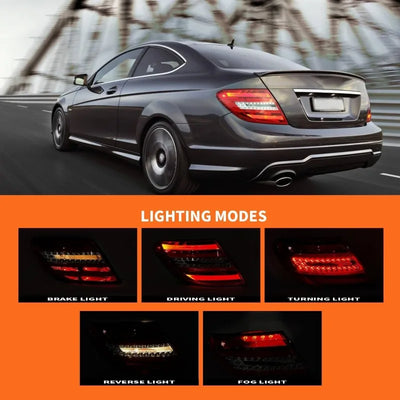 Feux Arrière LED Mercedes Classe C W204 AMG 2011-2014